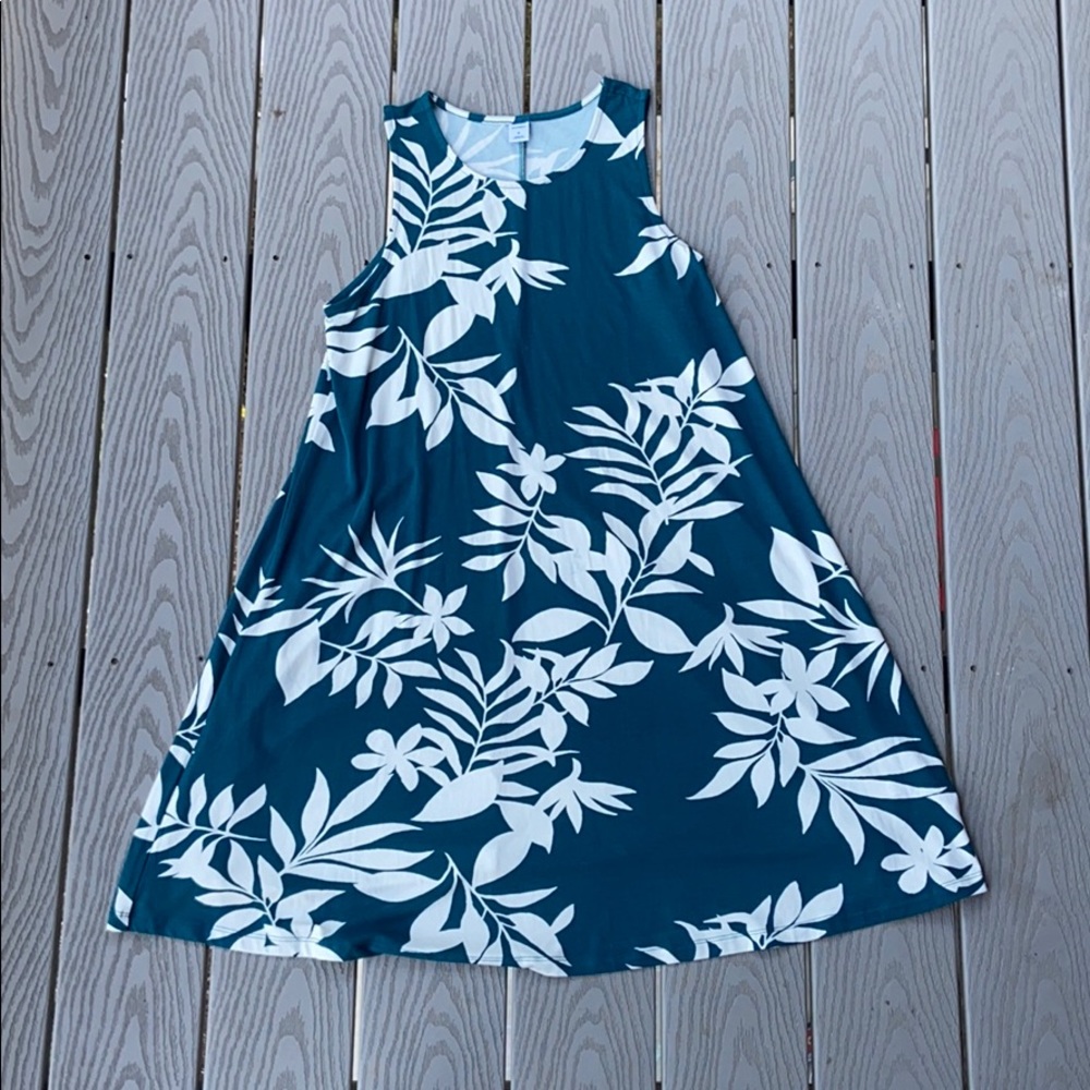 Teal/Green Tank Top Dress